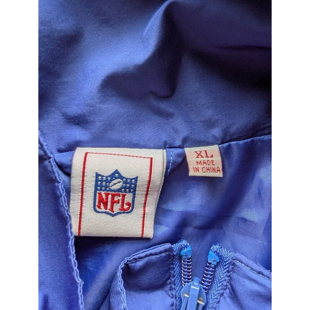 Nfl Team Apparel New York Giants Sports Illustrated Jacket Size XL Windbreaker